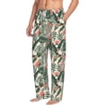 thumbnail image 2 of Balery Palm Trees and Tropical print Men's Pajama Pants,Ultra Lightweight Pjs,Lounge Pant-Medium, 2 of 9
