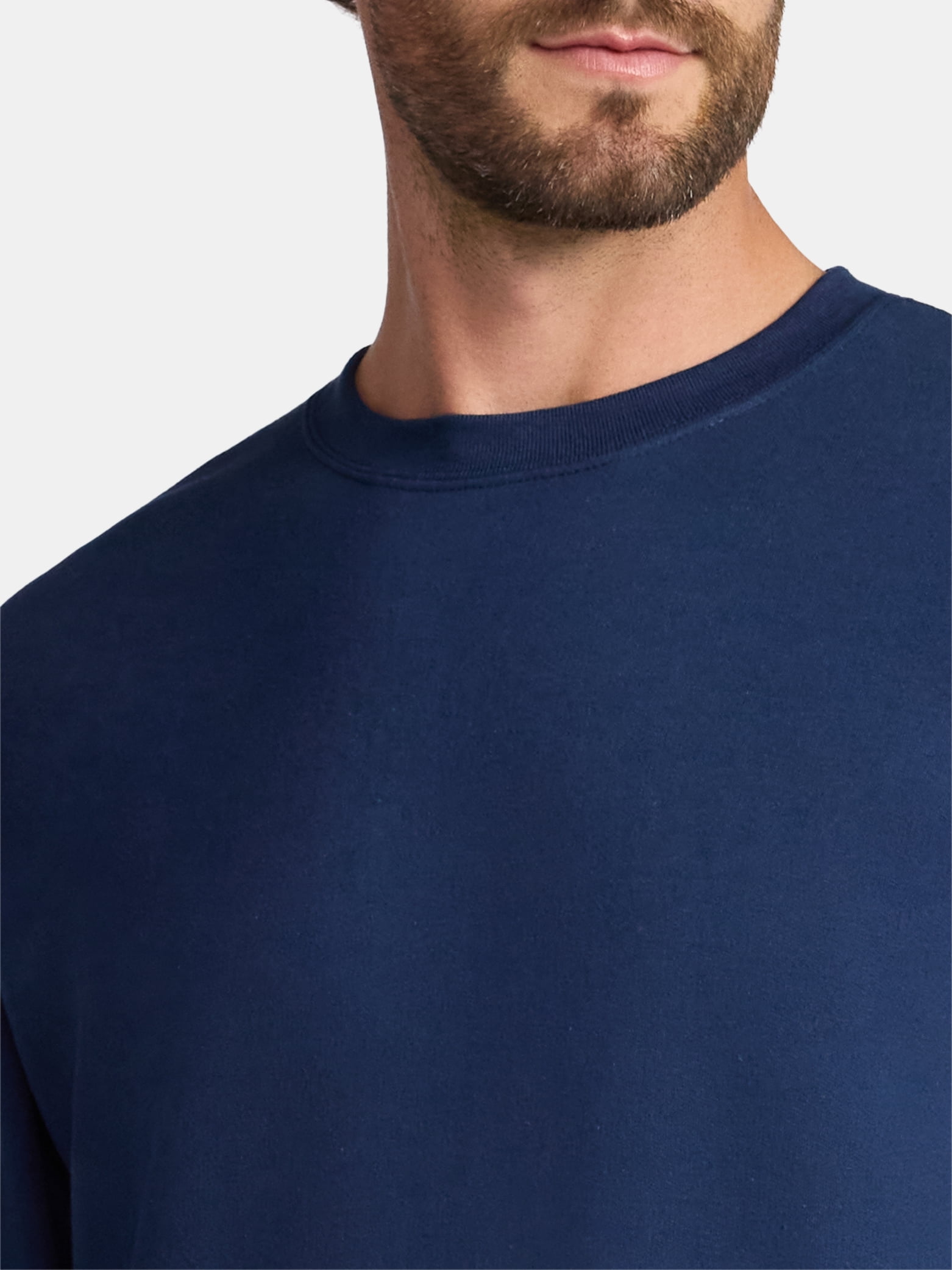 Athletic Works Men's and Big & Tall Men's Fleece Crewneck Sweatshirt, Sizes XS-5XLT