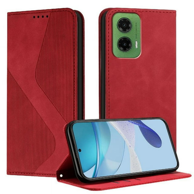 Funda Cartera GANGXUN para Motorola MOTO G35 5G , Soporte, Ranuras para Tarjetas y Cierre Magnético