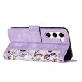 thumbnail image 3 of Compatible with Samsung Galaxy S23 5G Vintage Flower Wallet Case Magnetic Closure Cover with Card Slots, 3 of 5