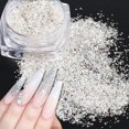 thumbnail image 4 of Juego de 6 cajas con purpurina 3D, copos metálicos brillantes y polvo acrílico para decoraciones de uñas vibrantes: colores variados para una impresionante manicura holográfica Kit de, 4 of 4