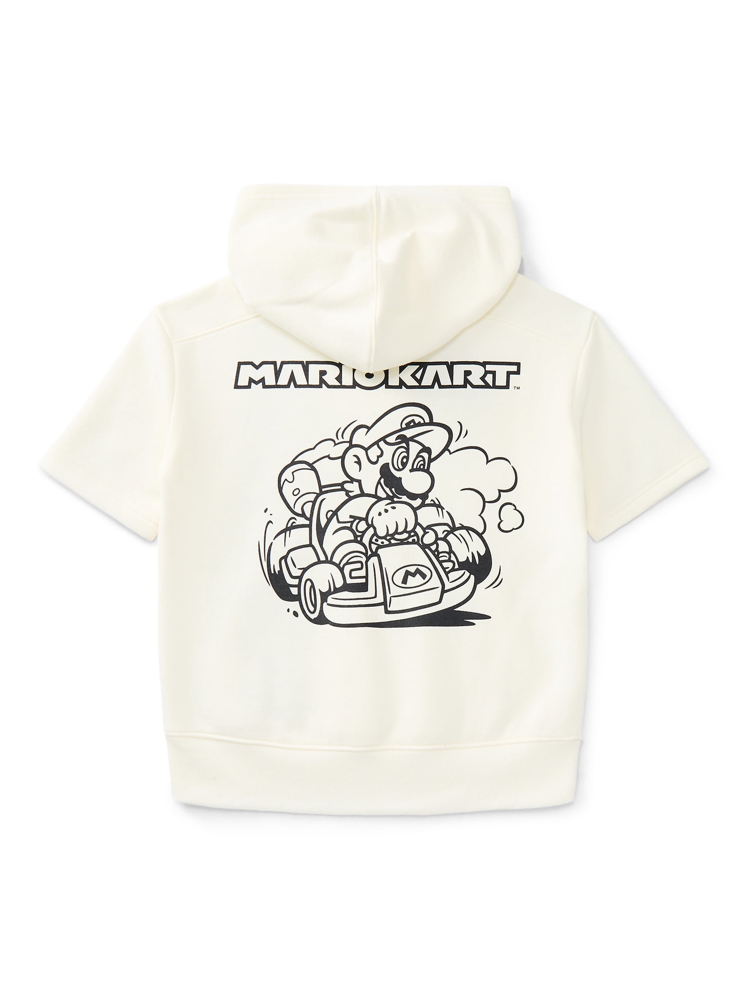 Mario Kart Little Boys and Big Boys Short Sleeve Hoodie & Shorts 2pc Set, Sizes 4-16