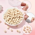 thumbnail image 3 of 1000Pcs Raw Wood Beads 8MM Unfinished Wooden Beads Bulk Loose Natural Printable Smooth Medium Size Round Ball Spacers for Jewelry Making Findings DIY Crafts Bracelets Necklace Beginner Decor Beige, 3 of 7