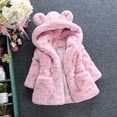 thumbnail image 1 of 1-7 Años Chamarra De Bebé Niñas Otoño Invierno Abrigo De Piel Sintética Cálida Para Navidad Princesa Ropa Exterior Moda Felpa Para Niños, 1 of 3