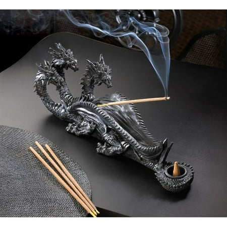 Zingz and Thingz Triple-Head Dragon Incense Burner