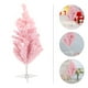 thumbnail image 2 of 1 UNID rosa flocado árbol de navidad ventana interior decoración para la decoración de Navidad, 2 of 6