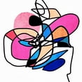 thumbnail image 2 of Orlov, Irena 15x15 White Modern Wood Framed Museum Art Print Titled - Shapes and Lines V, 2 of 4