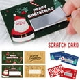 thumbnail image 3 of Daily Mix Store 30Pcs Christmas Scratch Cards with Santa Claus and Christmas Tree Pattern Vouchers, Party Game Pri, 3 of 9