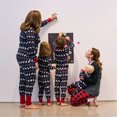 thumbnail image 4 of Pyjamas de Noël Même Style Parent-Enfant Col Rond Vêtements de Nuit Imprimés Manches Longues Automne, 4 of 6