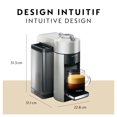 thumbnail image 2 of Nespresso Vertuo Coffee and Espresso Machine by De'Longhi with Aeroccino, Silver, 2 of 9