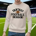 thumbnail image 2 of Game Day Rugby Men Casual Crew Neck Pullover Sweater Top Sweat Shirts Athletic Top Lightweight Basic Pullover Shirts, 2 of 4