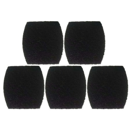 TropicAqua Charcoal Cat Litter Box Replacment Filter Compatible with Petmate Booda Clean Step Carbon Odor Filters (Pack of 5)