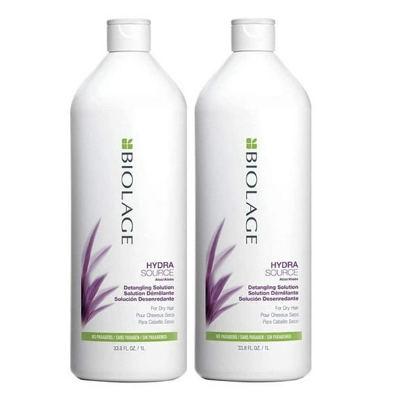 Matrix Biolage Hydrasource Detangling Solution, 33.8oz (Pack of 2)