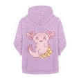 thumbnail image 6 of DISNIMO Axolotl Hoodie for Kids Star Zip Up Hoodie Sweatshirt Girls Zipper Hoodie Jacket Size 11-13 Girls Purple Hoodies Sweatshirts Jackets Girl Hoodie Coat Teen Boys Streetwear Hoodie Zip Casual, 6 of 7