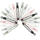 thumbnail image 4 of Organizador de cables de silicona ajustable, 20 unidades, bridas reutilizables, 4 of 6