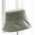 thumbnail image 2 of CoCopeaunts Plain Bucket Hat Sunscreen Sunscreen Outdoor Packable Fisherman Hat Female Casual Wild Wear Solid Color Sun Cap, 2 of 8