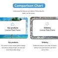 thumbnail image 4 of Watercolor Palm Tree Beach License Plate Frames for Women Men Car Plate Holder Cover Metal Tag Aluminum Car Accessories Front Rear Plate Decor, 4 of 6