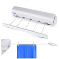 thumbnail image 2 of LAICAIW Retractable Clothesline Plastic Clothes Line Automatic Telescopic Drying Rack Wall Mounted Clothes Hanging Line for Indoor Outdoor, 2 of 4