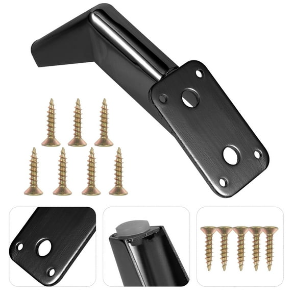 GOOHOCHY 1Set Black Metal Replacement Legs for Furniture in 19X0.79Inch