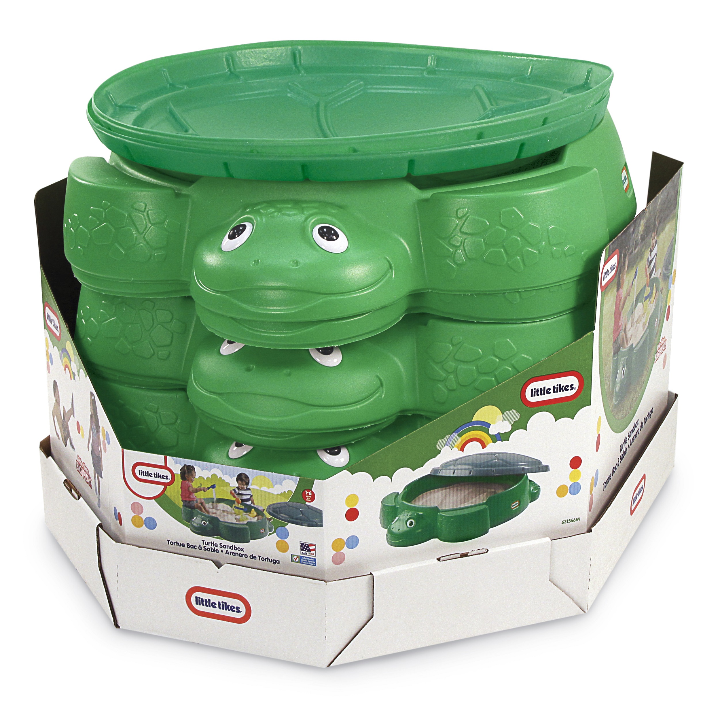 Little Tikes Turtle Sandbox with Removable Lid - image 5 of 5