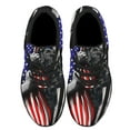 thumbnail image 2 of Black Labrador The Thin Blue Line America US Shoes Sneakers for Women Men Black Size 3.5, 2 of 7