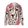 thumbnail image 1 of Fotbe Pink Cheetah Art Chaqueta con Protección Solar UPF 50+ para Hombre y Mujer, Camisa con Capucha y Bolsillos-Small, 1 of 7