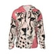 thumbnail image 1 of Fotbe Pink Cheetah Art Chaqueta con Protección Solar UPF 50+ para Hombre y Mujer, Camisa con Capucha y Bolsillos-XX-Large, 1 of 7