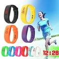 thumbnail image 2 of NUZYZ Women Men Silicone Band Strap Digital LED Display Bracelet Wrist Sports Watch, 2 of 7