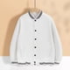 thumbnail image 2 of Chaquetas Blancas Hombre Béisbol Primavera 2024 Casual Blanco Abrigos, 2 of 4