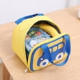 thumbnail image 6 of Lunch Bag for Women,Cute Car Printed Insulated Lunch Tote with Zipper & Handle | PU Leather Waterproof Lunch Box for Office Outdoor Picnic Camping and Study,Yellow, 6 of 7