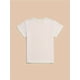 thumbnail image 2 of ”Hello Preschool“ Colorful Letter Print Girls' T-Shirt - Short Sleeve, Crew Neck, Cotton Blend, Casual Summer & Spring Top with Knot Detail, Preschool Shirt, 2 of 6