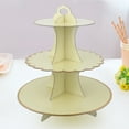 thumbnail image 2 of Disposable Cake Holder3 Tier Disposable Dessert Cake Holder Cupcake Display Precision Engineered, 2 of 5
