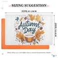 thumbnail image 6 of Yayeee Doormat for Indoor Entrance 32" x 20" Non Slippery Floor Rug, Autumn Day with Cocoa Pattern, 6 of 8