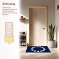thumbnail image 3 of ODIKA 4'x6' Machine Washable Non-Slip Area Rug, Mystical Moon Phases With Night Illuminating Lunar Cycle High Traffic Rug, Blue, 398062, 3 of 7