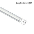 thumbnail image 2 of Uxcell 0.12''x0.25'' Flexible Tube Air Hose Pipe for Pump Transfer Silicone Rubber Clear 1pcs, 2 of 3