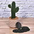 thumbnail image 5 of Uxcell 3.3" Round Flowerpot Hole Mesh Pad Grid Screen Mat Plastic Black 20pcs, 5 of 5