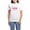 With Blue Strpe Pant, variant on - Cool Flamingoes Women's Light Pajamas - Women's Short Sleeve Print T-Shirt and Pants Light Cotton Pajama Set
