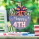 thumbnail image 4 of Independence Day Welcome Door, 4th Of July Wooden Sign Plaque Door Wall Hanging Decorations, Fourth Of July Independence Day Memorial Day Party Decorations, 4 of 6