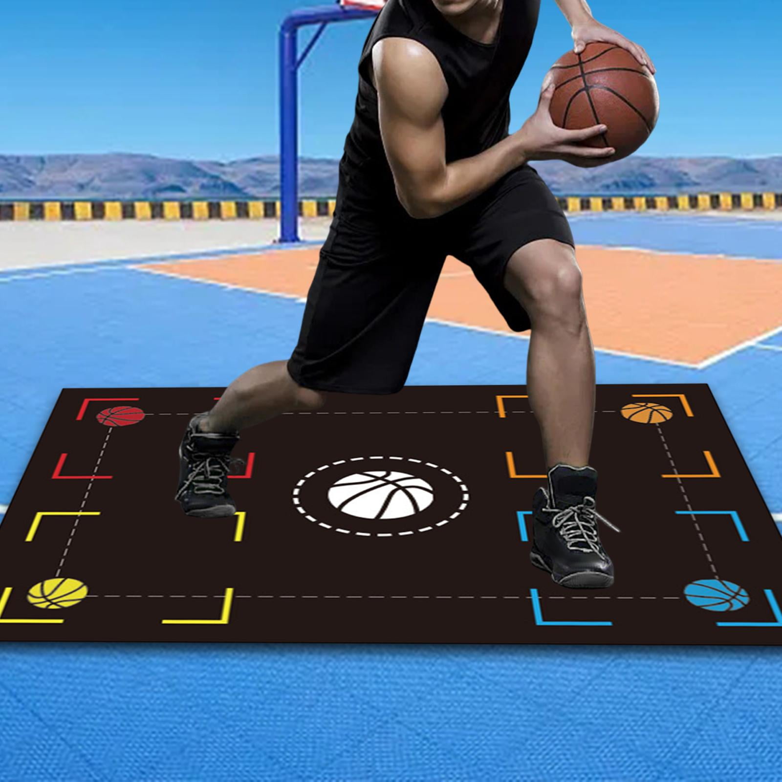 DimyFew Basketball Training Mat Basketball Dribble Trainer Basketball Practice Equipment Style A 107cmx76cm