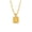 B, variant on A-Z Square Initial Pendant Necklace for Men Women Stainless Steel NK Chain Minimalist Alphabet Charm Choker Modern Geometric Letter M