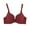 Wine, variant on Sngxgn Women's Comfort Front Close Sport Bra(Red,M)