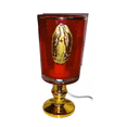thumbnail image 4 of Lámpara Tipo veladora AGL Vaso ROJO imagen Virgen INCLUYE FOCO E12, 4 of 5