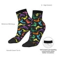 thumbnail image 6 of Naloa Colorful Lizards Ankle Socks for Women Non Slip Socks No Show Socks Classic Low Cut Casual Socks Casual Socks, 6 of 7