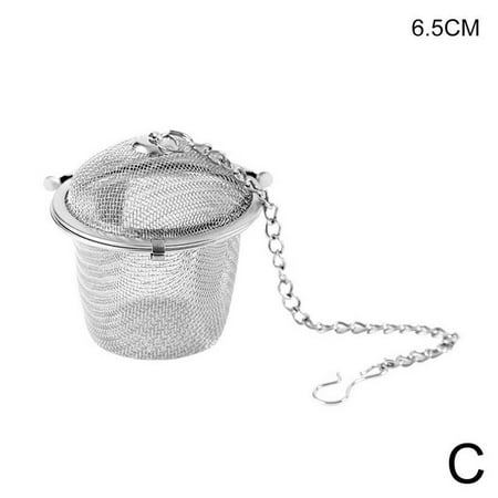 

DIY Tea Ball Spice Strainer Mesh Infuser Filter Diffuser Herbal Home I7D7