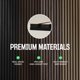 thumbnail image 2 of Paneles acústicos de listones para pared COREMEMIND Samples-Pack Wood Chapa, 2 of 5