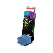 Carbon Fiber Skin Compatible With Ventolin HFA Asthma Inhaler Sticker Design Design Splatter