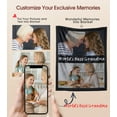 thumbnail image 3 of Custom Blanket with Photos Text Customized Picture Blankets, Personalized Throw Blanket for Kid Adult Mother Father Friend Lovers Pet, Custom Gifts for Halloween Christmas Valentines Birthday 40*50 In, 3 of 6