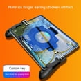 thumbnail image 2 of ZheElen Tablet Shooting Game Gamepad Trigger Mobile FPS Game Controller Grips Fire Aim Button Joystick, Black, 2 of 9