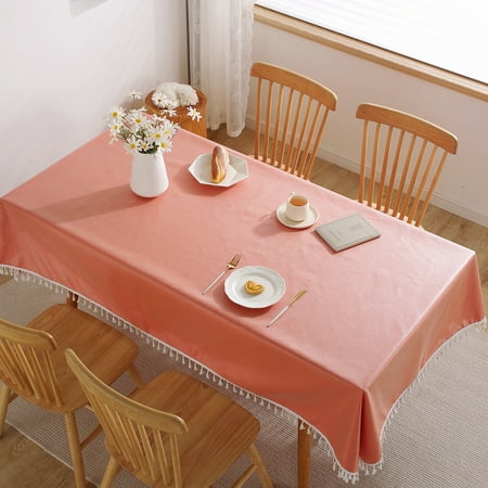 

QINGYU Waterproof Tablecloth Art Tablecloth Coffee Tablecloth 135*135cm
