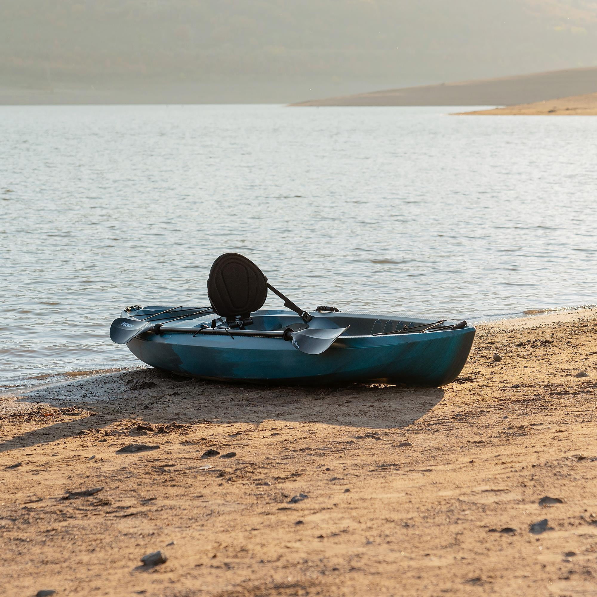 Lifetime Kenai 10 ft 3 in Sit-On-Top Kayak with Paddles, 2 Pack, Lightning Fusion (91210)